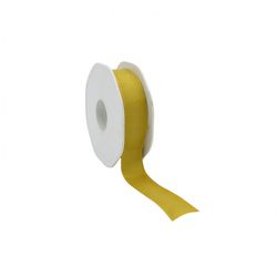 Band Stoff+Draht gold 23mm 20m