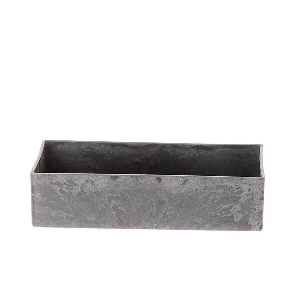 Melamine Schale rechteck grau 20x10.5x5cm