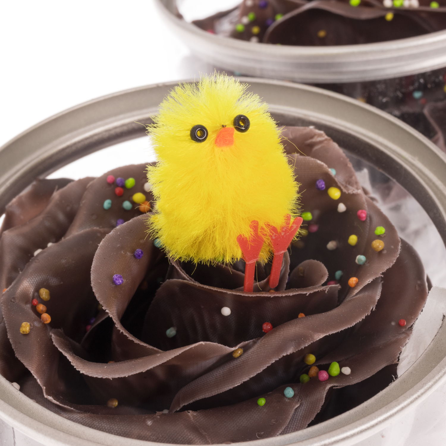 Rose wachs braun Choco Ostern Bucket duftend