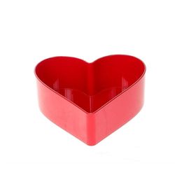 Melamine Herz rot 15x15x7cm