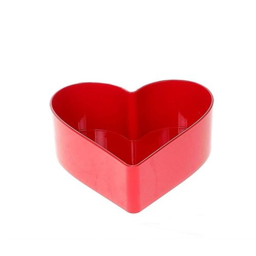 Melamine Herz rot 15x15x7cm