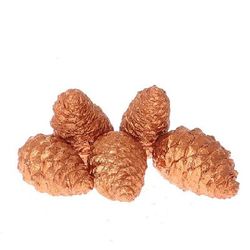 Zapfen Maritima Wachs kupfer 12cm 5st