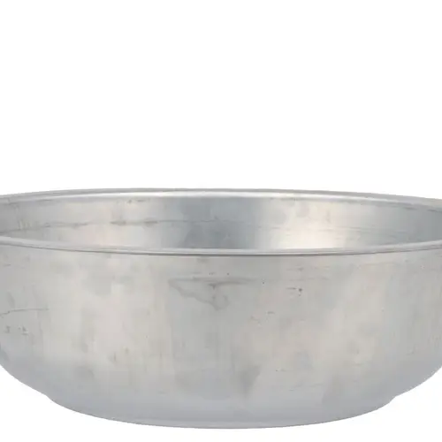 Zink Schale Basic D40cm H12cm