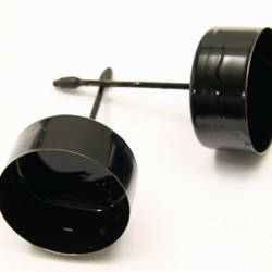 Kerzenständer schwarz D05cm H09cm