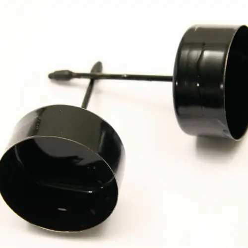 Kerzenständer schwarz D05cm H09cm