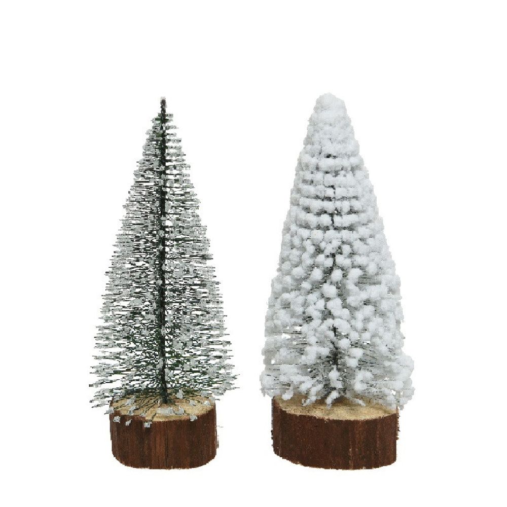 Baum Schnee duo D11cm L28cm