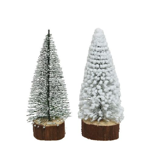 Baum Schnee duo D11cm L28cm