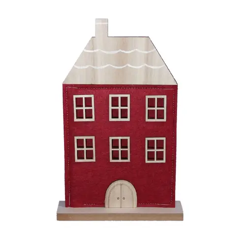 Haus rot 18x28.5cm