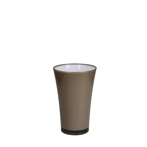 Kunststoff Vase Fizzy grau D14cm H21cm