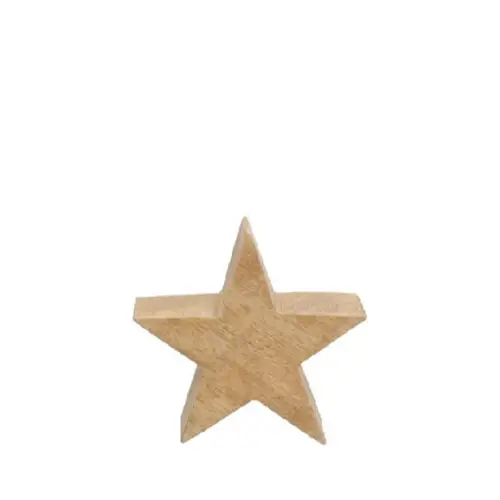 Stern braun 14x04x10cm  