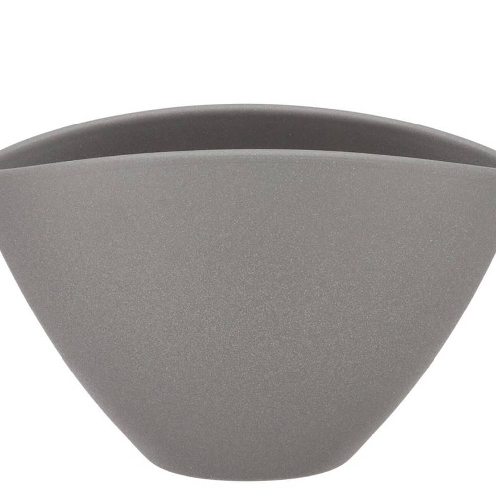 Keramik Orchidee Schale Structure grau 28x17cm