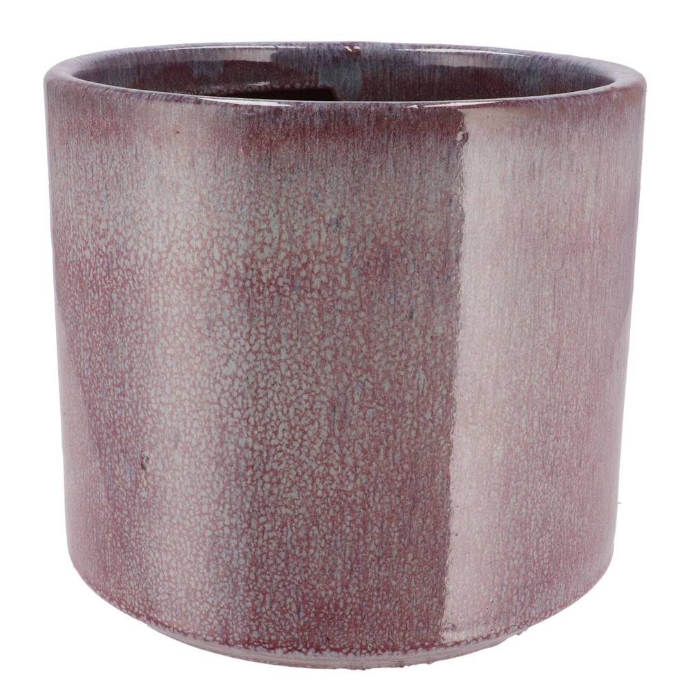 Keramik Übertopf Javea glasiert rosa D24cm H21cm