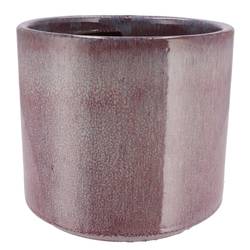 Keramik Übertopf Javea glasiert rosa D24cm H21cm