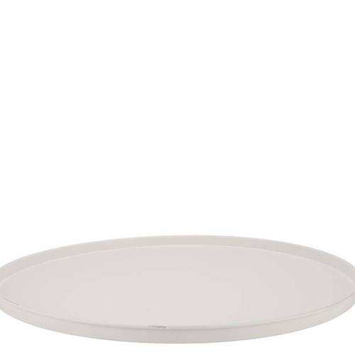 Teller Metall weiss Nordic D46cm H02cm