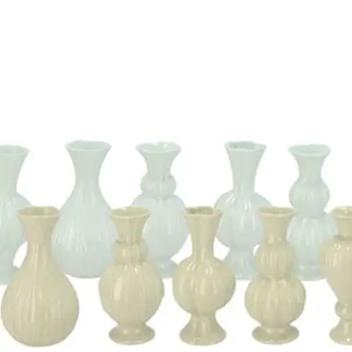 Keramik Vase Lois mix grün 08x08x17cm