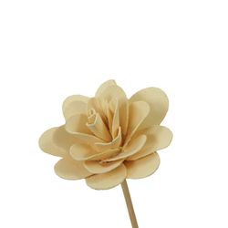 Deko/Stab 10cm Rose Holz 6cm