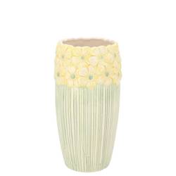 Keramik Vase Jane gelb 11x11x21cm