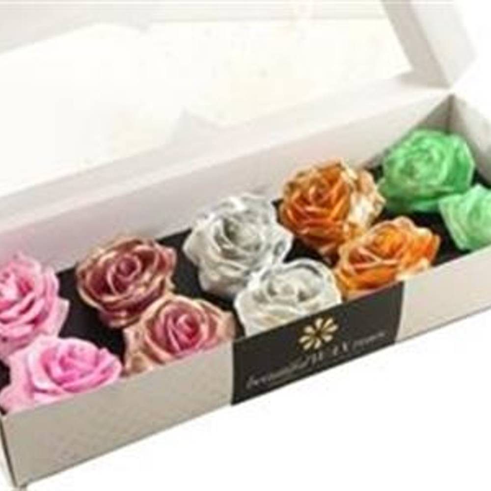 Seiden Wachs Rose Fantasie mix D12cm (090) Blush
