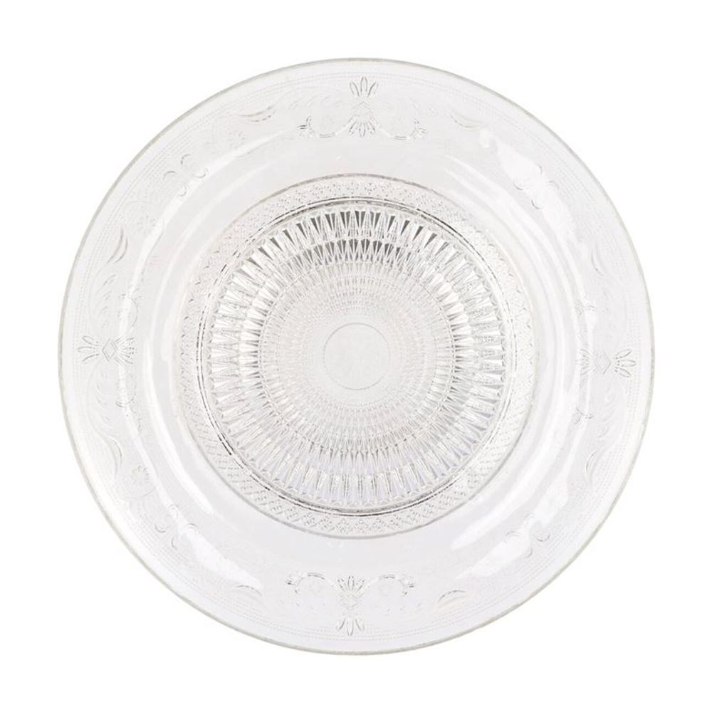 Glas Teller Kuchen D29cm H02cm