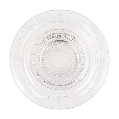 Glas Teller Kuchen D29cm H02cm