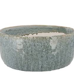 Keramik Schale Iron Stone blau 30x30x13cm