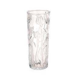 Glas Vase Tulpen D10cm H25cm