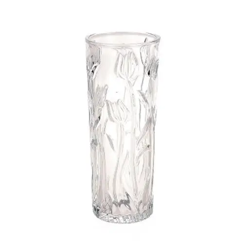 Glas Vase Tulpen D10cm H25cm