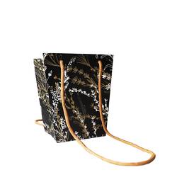 Tasche Arborescen schwarz 11x15x17cm
