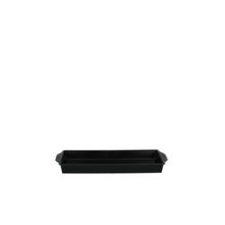 Tablett schwarz 12.5x24cm