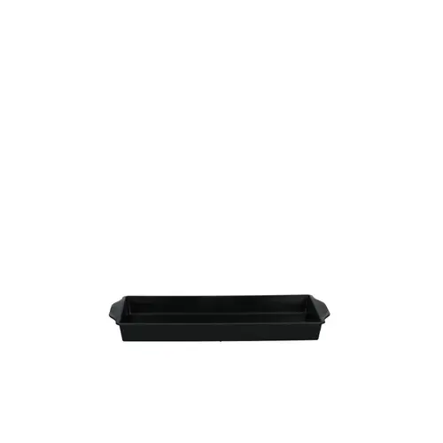 Tablett schwarz 12.5x24cm