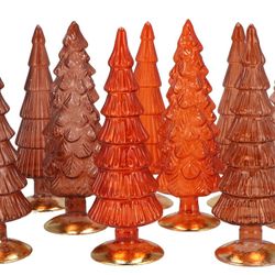 Weihnachtsbaum braun glas  9x35cm