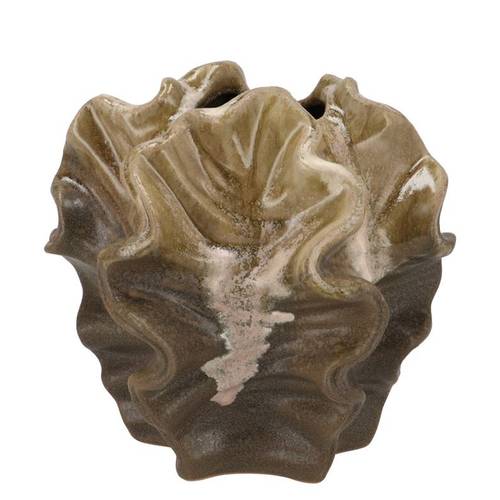 Keramik Vase Dion braun 21x21x20cm