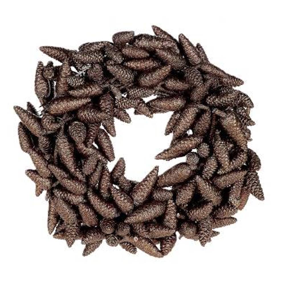Kranz Tannenzapfen natur D40cm