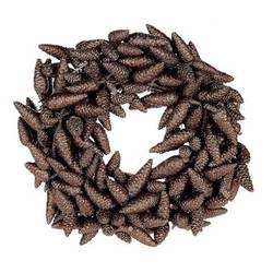 Kranz Tannenzapfen natur D40cm