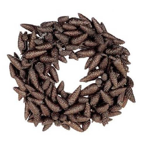Kranz Tannenzapfen natur D40cm