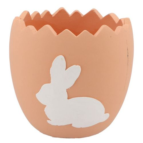Übertopf Kaninchen orange 17,5x17,5x17cm