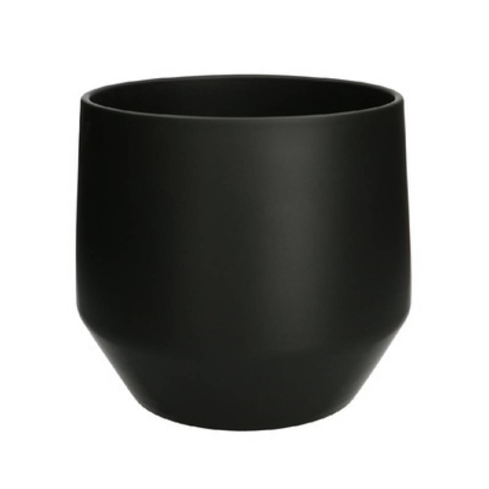 Keramik Übertopf Charly schwarz D20cm H18cm
