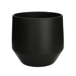 Keramik Übertopf Charly schwarz D20cm H18cm