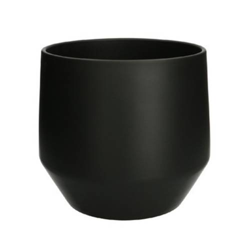 Keramik Übertopf Charly schwarz D20cm H18cm