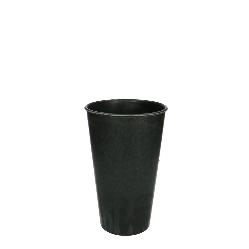 Melamine Vase grau D15cm H24cm