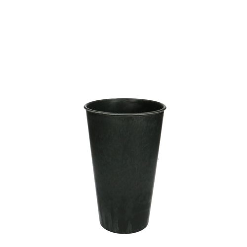 Melamine Vase grau D15cm H24cm