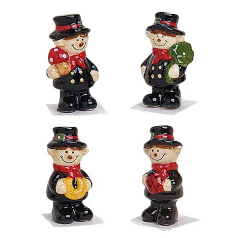 Schornsteinfeger aus Ton sortiert 02x05x02cm