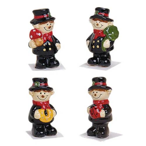 Schornsteinfeger aus Ton sortiert 02x05x02cm