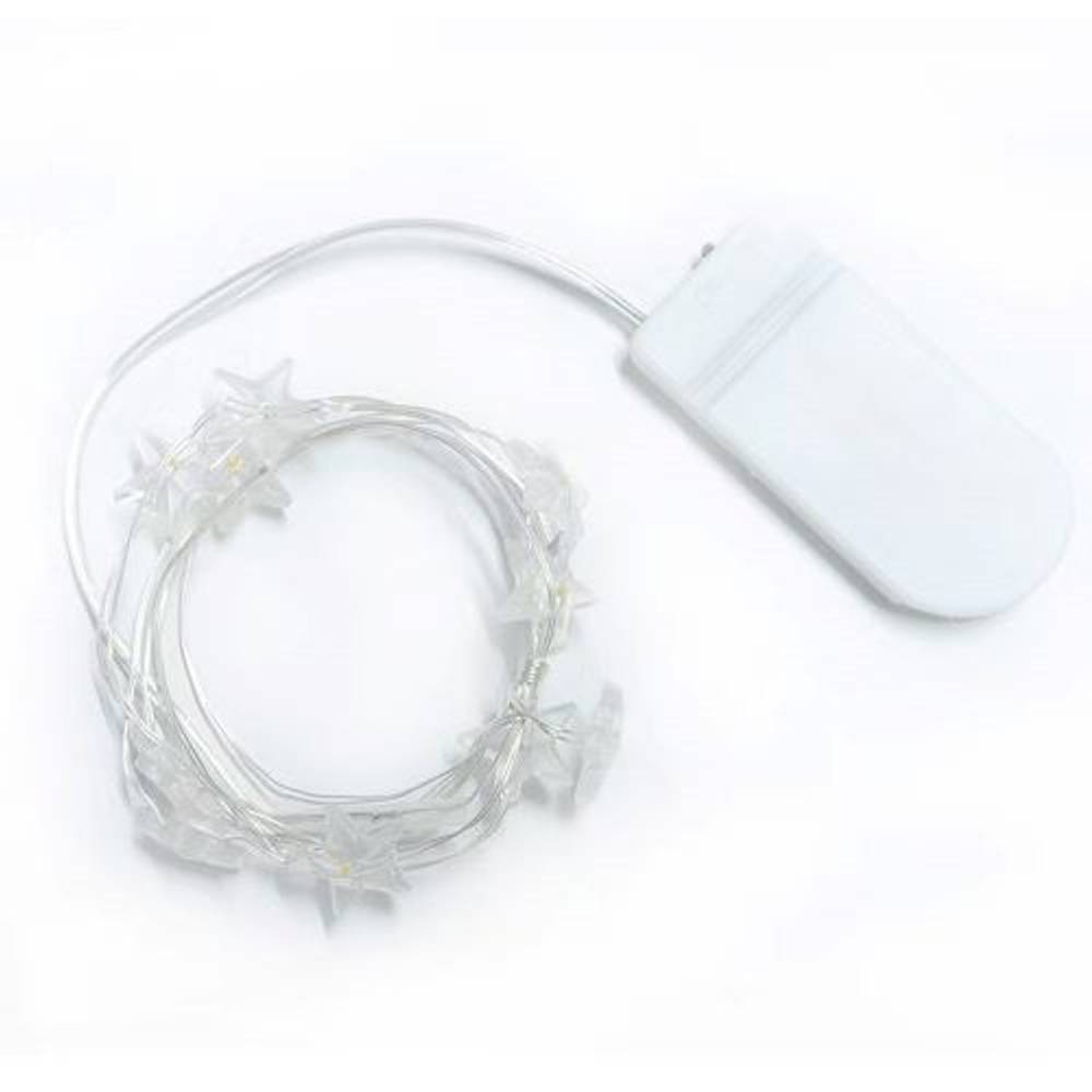 Girlande 20LED Stern Warm weiss L200cm