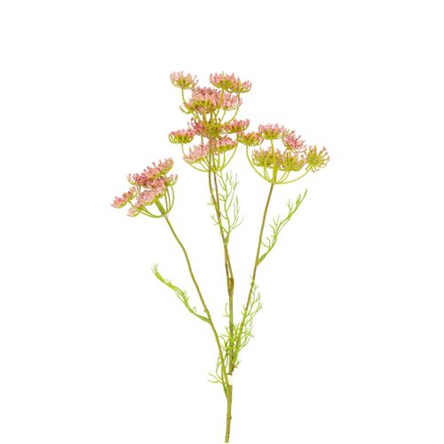 Seiden Dille rosa L62cm