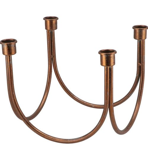 Kerzenständer Dhaka bronze 21x21x18cm