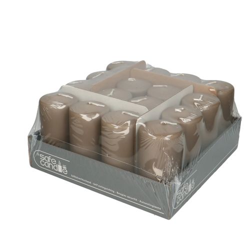 Stumpfkerze Safe sant D06cm H12cm