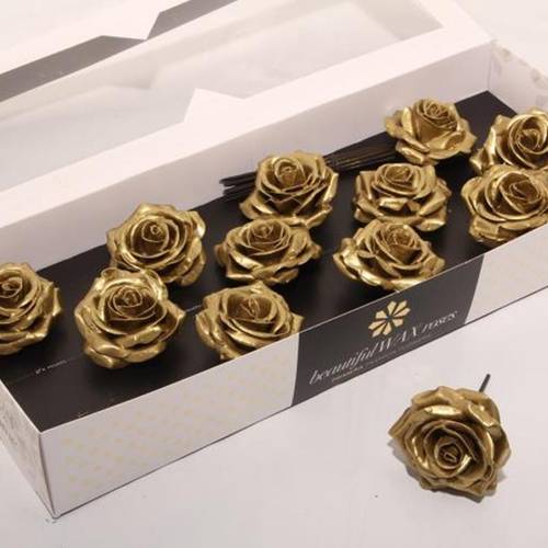 Seiden Wachs Rose gold D10cm (9320)