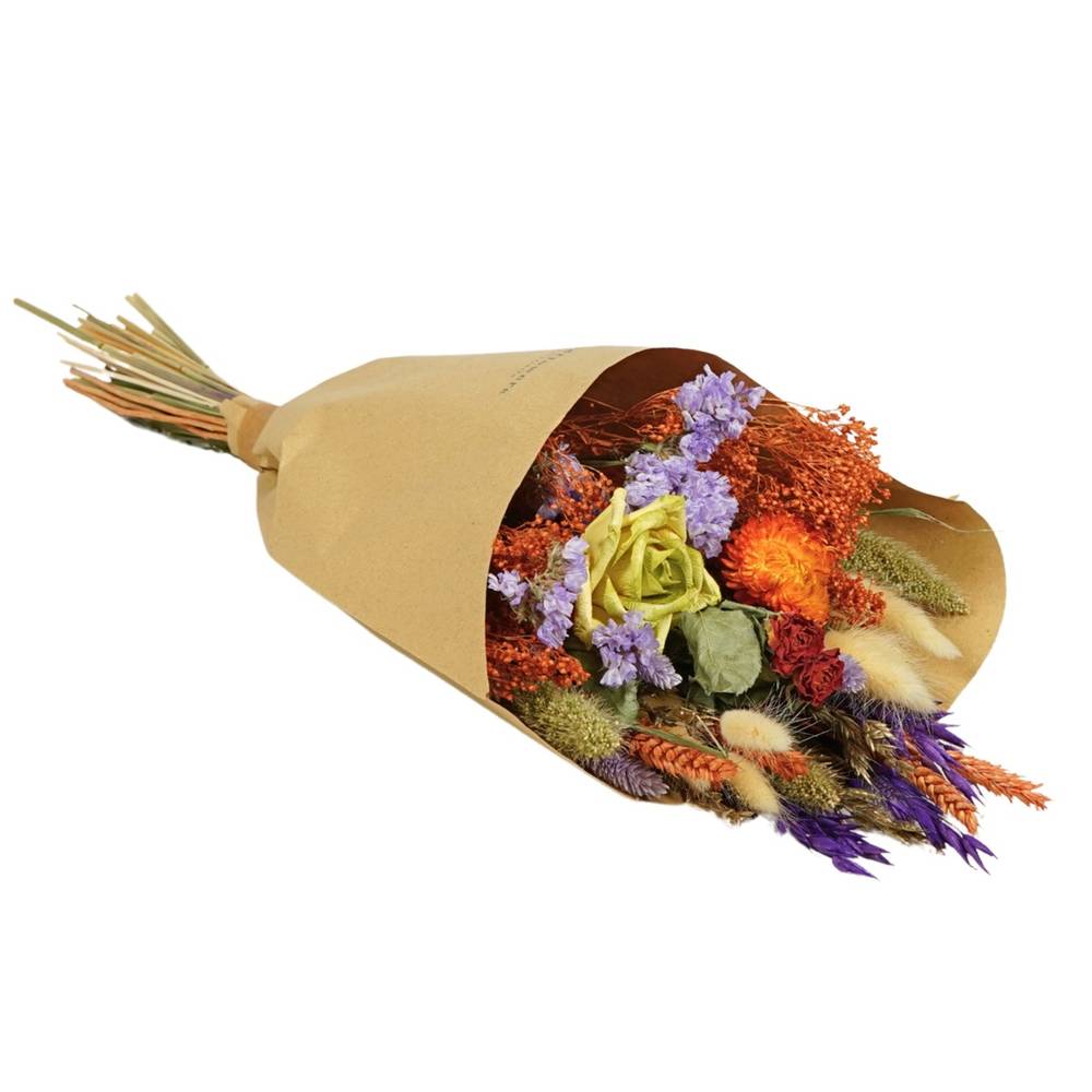Trockenblumen Strauss Field violett L50cm