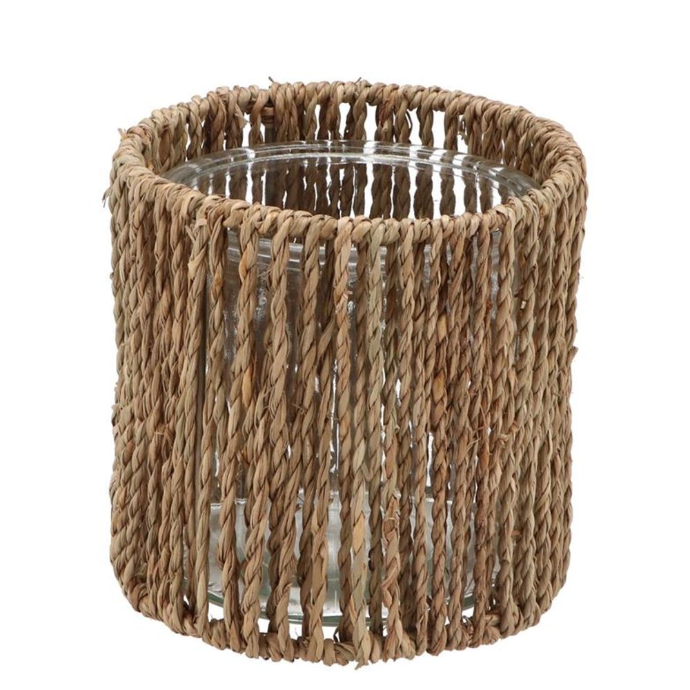 INCA NATURAL HOLDER GLASS 14X14CM